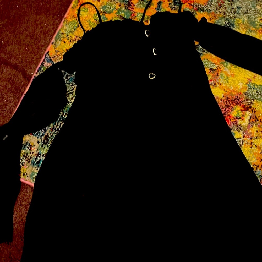 Black short dress size L brand new